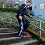Climb and descend stairs to increase muscle weitght