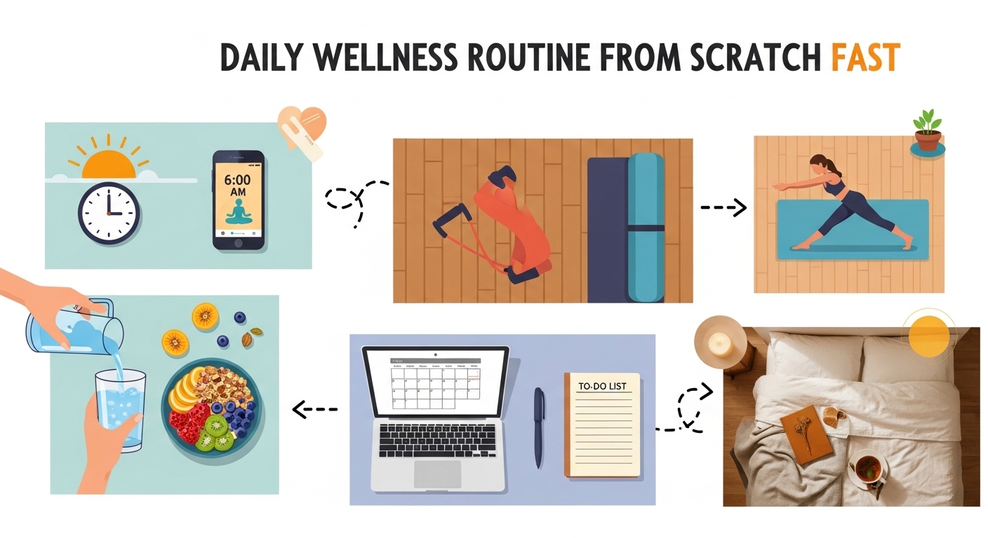 Simple morning wellness routine step by step