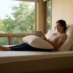 Why Neck Pain Worsens in Austin, TX Beds Person experiencing neck pain while lying in bed